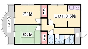 土井マンションの物件間取画像